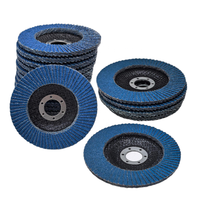Disque à lamelles abrasif en zircone OEM 115 mm, haute dureté, pour le traitement de l'acier inoxydable, le meulage de soudure, outils abrasifs