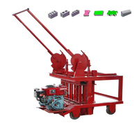 Machine à fabriquer des blocs de béton, ciment et sable QT4-40, manuelle, économique, pour la fabrication de briques de pavage