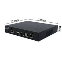 Mini PC Firewall de Seguridad de Red con Hardware de Firewall, 9.5 Pulgadas, Montaje en Rack, N150, 4 LAN 2.5Gb, Pfsense Linux, DDR5 5G