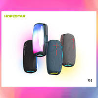 Altavoz Portátil Hopestar P50 20W con Bluetooth, Resistente al Agua IPX6, Luces de Colores, TWS Estéreo, MP3, WMA, Radio FM, Ideal para Fiestas al Aire Libre