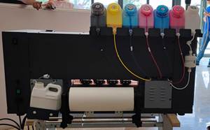 Impresora DTF de 30CM con dos cabezales de impresión XP600, a todo <span class=keywords><strong>color</strong></span>, 7 colores, con sistema de agitación CMYKLCLM y blanco, novedad - Product Image 3