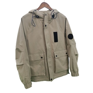 Veste tactique à capuche Techwear pour homme 2025 - Beige, surdimensionnée, utilitaire, cargo, streetwear, imperméable, vêtements d'extérieur - Product Image 4