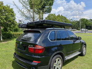 Tente de toit en aluminium ultralégère résistante aux intempéries, profil bas pour SUV, fourgonnettes, pick-up, 4x4, tout-terrain, vie en camping-car, équipement de camping - Product Image 6