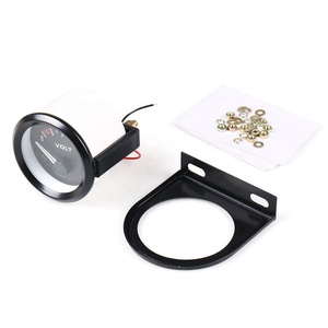 Universale 12 Volt 2 pollici 52mm Volt misuratore voltmetro <span class=keywords><strong>Auto</strong></span> <span class=keywords><strong>Auto</strong></span> misura <span class=keywords><strong>Auto</strong></span> LED quadrante luce nera gamma misura 8-16V - Product Image 6