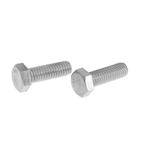 Boulon hexagonal en acier inoxydable SS304 SS316 M5-24 boulon hexagonal din933 et écrou hexagonal