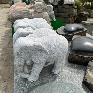 Estatua <span class=keywords><strong>de</strong></span> elefante <span class=keywords><strong>de</strong></span> <span class=keywords><strong>piedra</strong></span> natural, decoración <span class=keywords><strong>de</strong></span> jardín, diseños y tamaños personalizados - Product Image 2