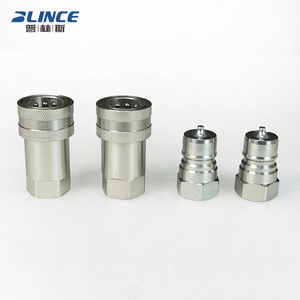 Nuevo Acoplador Hidráulico de Desconexión Rápida, Acoplador de Manguera Unidireccional de Acero Inoxidable, 3915 PSI, ISO 7241 - Product Image 2