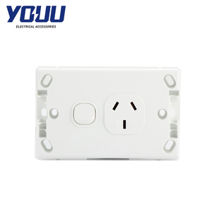 Youu điện đôi <span class=keywords><strong>powerpoints</strong></span> tường chuyển đổi cắm trong tiêu chuẩn Úc sản phẩm phổ biến nhất Max. current 16A làm bằng PC - Product Image 3