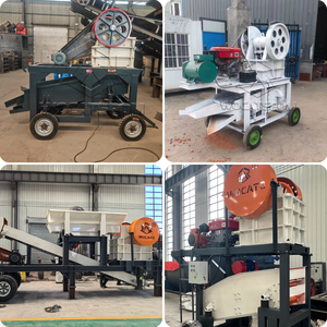 Concasseur à mâchoires mobile compact et facile à transporter, machine de criblage, mini concasseur à mâchoires PE250*400 pour carrière et exploitation minière - Product Image 5