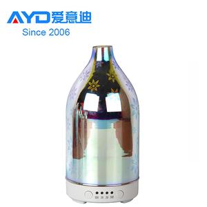 ホーム & ギフト美しいガラス精油ディフューザー100ml精油3D超音波ディフューザー - Product Image 6