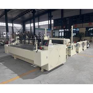 Machine semi-automatique de fabrication de papier hygiénique à noyau d'hôtel et machine à refendre à rembobiner - Product Image 4