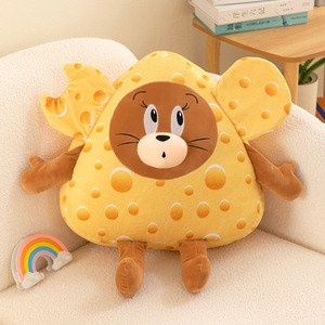 <span class=keywords><strong>Coussin</strong></span> en peluche <span class=keywords><strong>Chat</strong></span> et Souris de Dessin Animé avec Fromage, Adorable <span class=keywords><strong>Coussin</strong></span> Animal Rembourré, Décoration de Canapé, Cadeau <span class=keywords><strong>pour</strong></span> Enfants - Product Image 5