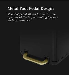 <span class=keywords><strong>Cubo</strong></span> de <span class=keywords><strong>basura</strong></span> para el hogar de cierre suave Rectangular <span class=keywords><strong>Cubo</strong></span> de <span class=keywords><strong>basura</strong></span> de cocina de acero inoxidable de <span class=keywords><strong>30</strong></span> <span class=keywords><strong>litros</strong></span> con pedal - Product Image 6