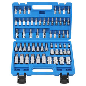 Juego de Llaves de Tubo Torx Profesional de 60 Piezas, con Punta Hexagonal de 1/4 Pulgada, Acero Aleado S2, Herramientas de Reparación Automotriz, Grado Industrial - Product Image 1