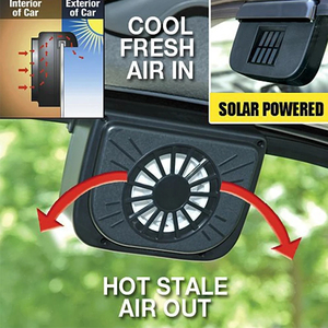 Ventilador <span class=keywords><strong>de</strong></span> <span class=keywords><strong>Ventana</strong></span> y Parabrisas Portátil con Energía <span class=keywords><strong>Solar</strong></span>, Ahorro <span class=keywords><strong>de</strong></span> Energía, Aire Limpio - Product Image 4