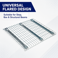 Plateau de stockage robuste en fil métallique sur mesure, fabricant chinois, pour rayonnages à palettes, stockage en entrepôt, capacité 1500 kg