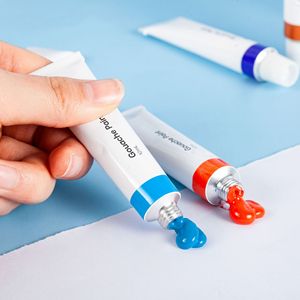 12ml 12 couleurs vives non toxique à base d'eau <span class=keywords><strong>Gouache</strong></span> peinture <span class=keywords><strong>tube</strong></span> en aluminium - Product Image 4