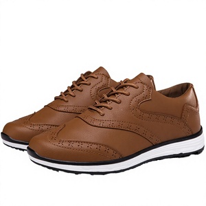 Herren-Lederschuhe Atmungsaktive Golfschuhe OEM Sneakers mit Gummisohle und Mesh-Futter für Winter und Sommer - Product Image 2