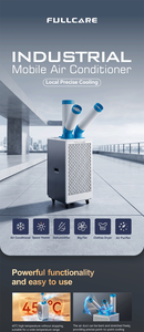 Enfriador Portátil Industrial 3 en 1 con Función de Deshumidificación y Calefacción, 18000 BTU, Aire Acondicionado Móvil Multifunción de Alta Capacidad de Enfriamiento - Product Image 2