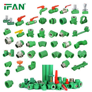 IFAN DIN PPR Tuyaux et raccords Accessoires de <span class=keywords><strong>plomberie</strong></span> <span class=keywords><strong>Plomberie</strong></span> PN25 Vert 20-125MM Raccords PPR en plastique filetés pour l'alimentation en eau - Product Image 1