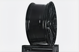 Cerchi Sportivi Universali in Lega di Alluminio Neri Lucidi Aggressivi a Razze Multiple per Auto Passeggeri, da 15-24 Pollici, 5x112 5x114.3 - Product Image 3