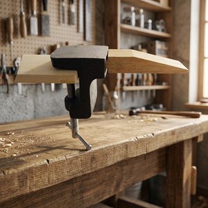 Étau de bijoutier avec enclume en acier combinée, outil de travail du métal pour le dégrossissage, le sciage et le façonnage du bois |   GS129 - Product Image 2