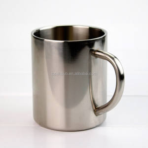 Topjlh vente en gros top événement fête logo imprimé tasses à café en acier inoxydable tasses à impression personnalisée logo tasse avec poignée - Product Image 4