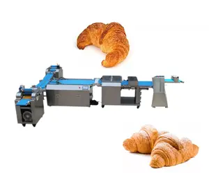 Machine automatique de fabrication de croissants surgelés Prix de la ligne de la mini machine à croissants