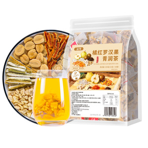 Nuevo Té Orgánico Luo Han Guo Hidratante y Adelgazante, con Pera de Nieve, Regaliz y Piel de Mandarina, en Bolsitas Individuales para la Salud, Contrato OEM - Product Image 1