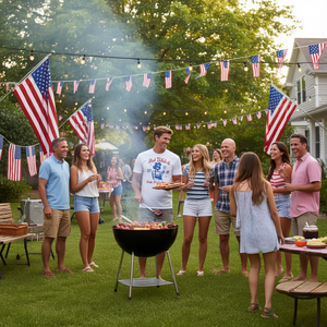 Camiseta roja, blanca y con la frase 'Really Not Feeling It' - Product Image 3