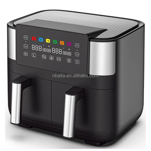 Aifa doppia friggitrice ad aria con doppio cestino 8L 9L due Dual Zone <span class=keywords><strong>2</strong></span> pentola cibo vassoio elettrico friggitrice ad aria senza olio - Product Image 1