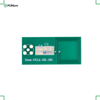 PCB personnalisé RT/duroid 5880 2L 2.20Dk ENIG pour radar Doppler 24 GHz