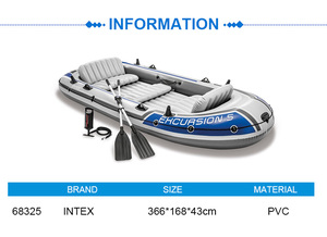 <span class=keywords><strong>INTEX</strong></span> 68325, ensemble de <span class=keywords><strong>5</strong></span> bateaux à rames, kayaks bon marché, grand <span class=keywords><strong>bateau</strong></span> de pêche gonflable en PVC - Product Image 2