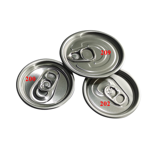 Drink Soda Aluminum Case Removable Bottle Paper Round Full Plastic Tin Can Cap Cover, Meat Easy Open End Milk Bottle Tin Lid