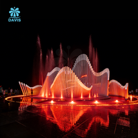 Fontaine extérieure au sol pour jeux d'enfants, musique, danse, contrôle DMX512, acier inoxydable 304, lumières LED multicolores