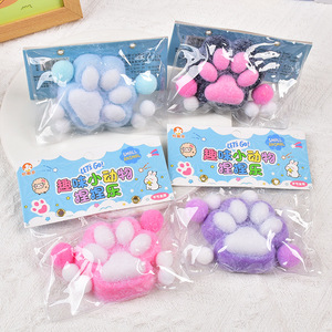 Juguetes Sensoriales Antiestrés Personalizados de TPR Suave con Forma de Pata de Gato/Garra de Oso, Mochi Squishy Personalizado - Product Image 3