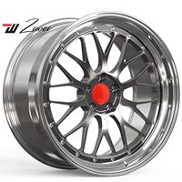 Rines de Aleación de Dos Piezas Forjados a Medida para Carreras, 18 19 20 21 22 23 24 Pulgadas, 5x100 5x108 5x112 5x114.3 5x120