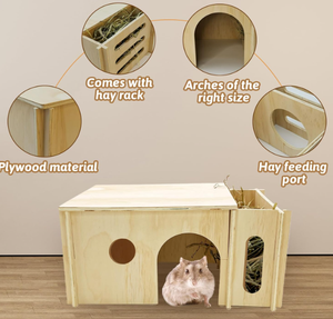 Oturma odası alanı için yeni popüler ahşap Hamster evi çok satan ürün - Product Image 6