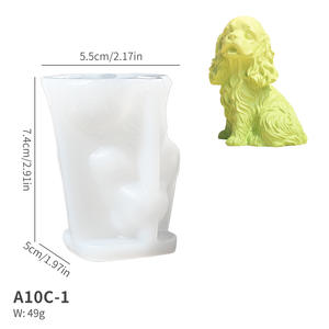 Bouledogue forme époxy artisanat Silicone moule chien Style polymère argile moule résine époxy bijoux Silicone moule résine artisanat moules - Product Image 6