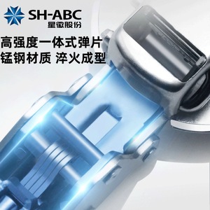 บานพับประตูหนา Sh-Abc ขนาด 15-28 มม. แบบสองระดับแรงหน่วง สำหรับประตูไม้ - Product Image 4