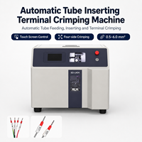 Machine à sertir automatique SQ-LK04 Qilin pour tubes numérotés, alimentation par tube, 0,5-6,0 mm², 600 pièces/heure, sertissage quatre côtés, longueur de tube 10-20 mm