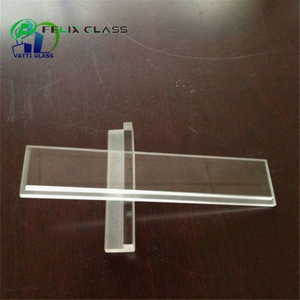 Plaque en verre borosilicate trempé, résistante à la chaleur et au feu, pour écran d'affichage, usage industriel, haute transmission lumineuse, sur mesure - Product Image 1