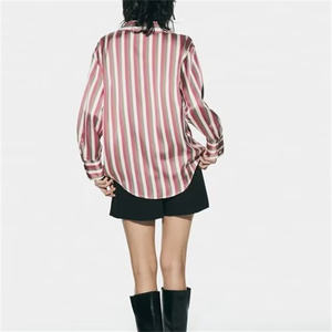 TAOP&ZA Camicia Drappeggiata da Donna Primavera 2024, Nuova Moda in 20 Colori, Blusa Retrò a Maniche Lunghe con Bottoni, Top Chic 2197745 - Product Image 6