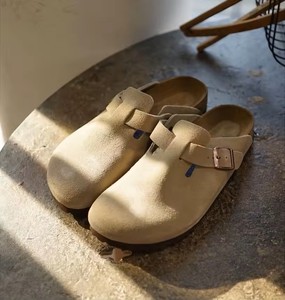 Nouvelles tendances 2026 : Sabots et mules unisexes en daim véritable de haute qualité, personnalisés, sabots en liège pour femmes, pantoufles en cuir - Product Image 4