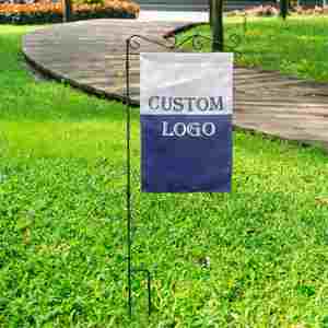 2026 New Style American Garden Flag Funny Garden Flag Burlap Sublimation Custom Design Garden Flag - Product Image 1