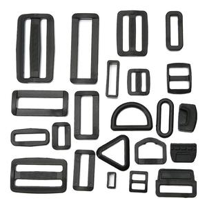 Hebillas de plástico ajustables de 1 cm a 5 cm, negras, para mochilas y bolsos, ajuste de longitud de correa - Product Image 3