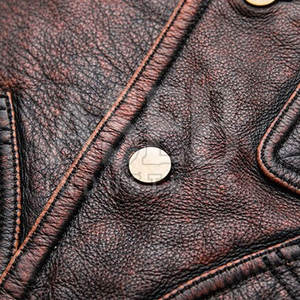 Buena calidad 100% cuero hecho moda chaleco precio razonable hombres ropa cuero chaleco para hombres - Product Image 3