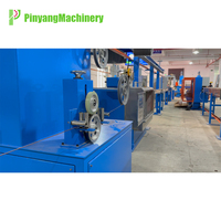 Máquina de coextrusión de cable de nailon Pinyang THHN, extrusora de doble capa de PVC y nailon para cable de construcción con revestimiento de nailon