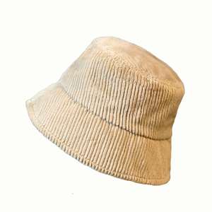 Custom Design Corduroy Striped Bucket <b>Hat</b> Autumn and Winter Outdoor <b>Warm</b> <b>Hats</b> Fashion Thickened Bucket <b>Hat</b> - Product Image 1