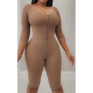 6197 PLEIN CORPS <span class=keywords><strong>GUITARA</strong></span> FAJAS LONGUE JAMBE CURVY FIT Sablier Body Shaper Avec Silicone Dentelle Moyenne Compression Fajas Court - Product Image 1